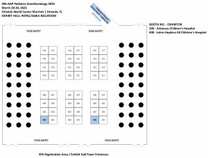 SPA-AAP 2025 Exhibit Hall Floor Plan 10-14-24 | SPA